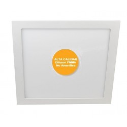 Downlight panel LED Cuadrado 225x225mm Blanco 20W PRO